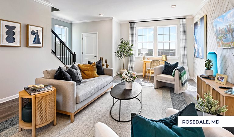 Interior of a D.R. Horton home.